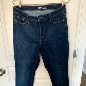 High rise skinny jeans